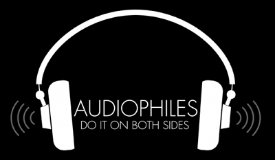 audiophiles do it on both sides headphones shirt