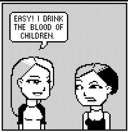 drink the blood of babies