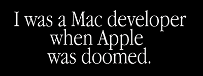 i was a mac developer when apple was doomed shirt