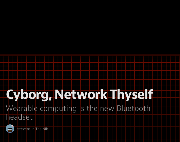 cyborg, network thyself