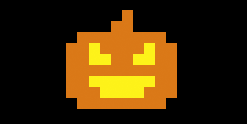 pixel pumpkin